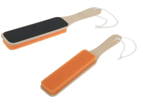 Drewniana tarka do stóp z pumeksem art. 0848