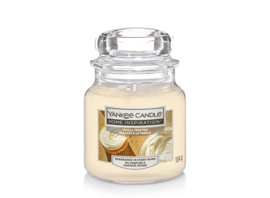Świeca Yankee Candle Home Inspiration słoik mały Vanilla Frosting