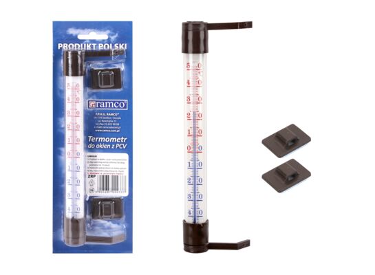 Termometr zaokienny 23,5 cm mix kolorów