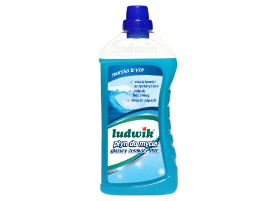 Płyn do mycia glazury, terakoty, PVC 1 l Ludwik