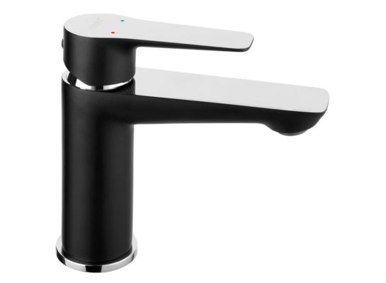 Bateria umywalkowa DORIS klik-klak czarna chrom