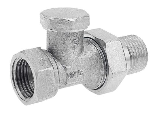 Zawór grzejnikowy odcinający prosty 1/2"