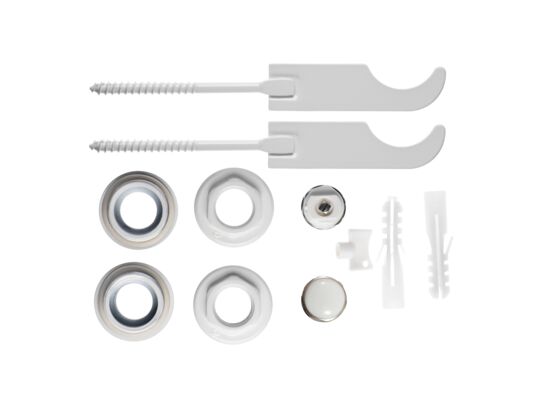 Komplet korków grzejnikowych 1" x 1/2" z wieszakami