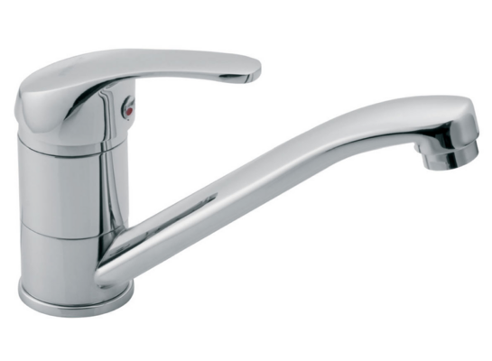 Bateria umywalkowa stojąca z obrotowa wylewką SIERRA NEW chrom