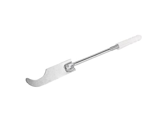 Wieszak grzejnikowy ocynkowany z kołkiem rozpororowym długi