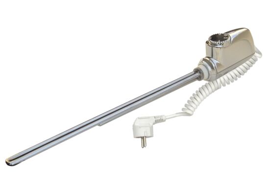 Grzałka 600 W z termostatem chrom