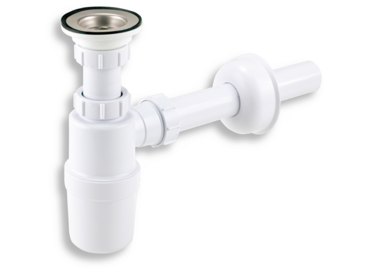 Zestaw odpływowy do umywalki, DN40, sitko inox