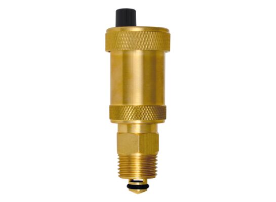 Odpowietrznik automatyczny 1/2" z zaworem stopowym