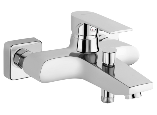 Bateria wannowa, bez natrysku PLATO SQUERE chrom