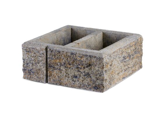 Bloczek słupkowy JONIEC® - GORC® GUD+GAD Piryt 38 x 38 x 16 cm