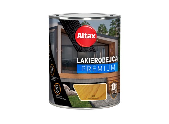 Lakierobejca PREMIUM 10 lat 0,75 l Dąb Altax