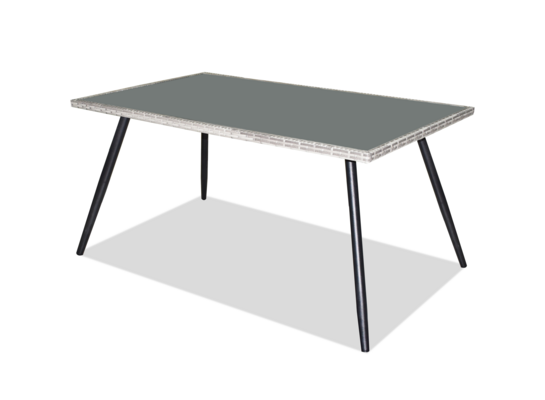 Stół prostokątny Lupus szary