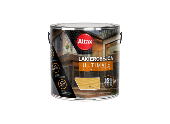 Lakierobejca ULTIMATE 12 lat 2,5 l Dąb Altax