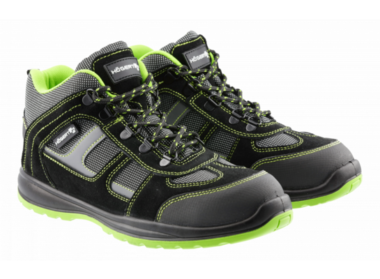 Trzewiki ochronne HOSEL SB SRA czarno/zielone 43