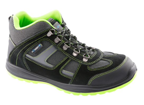 Trzewiki ochronne HOSEL SB SRA czarno/zielone 44