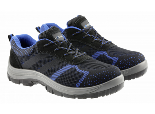 Półbuty ochronne BILAU S1 SRC czarno/niebieskie 39