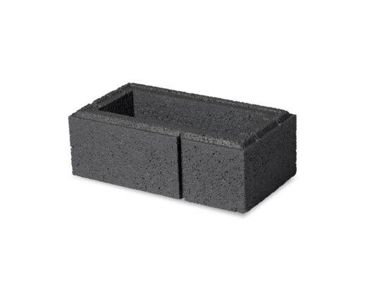 Bloczek słupkowy JONIEC® - ASTRA ABS19 Czarny 36 x 19 x 13 cm