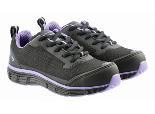 Półbuty ochronne damskie MILDE S1 SRC czarno/fioletowe 38