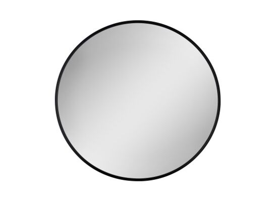 Lustro okrągłe Nico black 60 cm