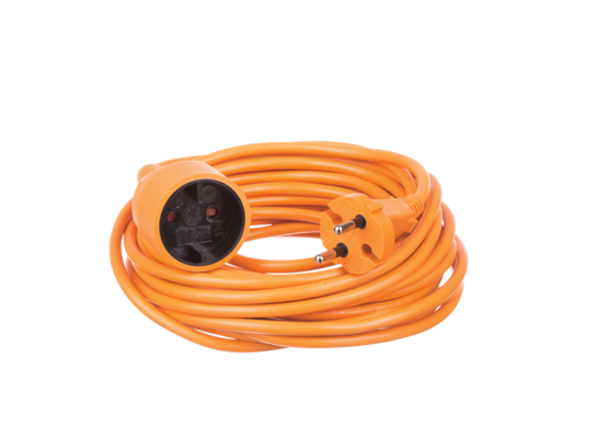 Przedłużacz kosiarkowy H05VV-F 2x1,0 10 m