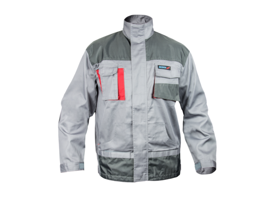 Bluza ochronna DEDRA BH3B, szara, Comfort line 190g/m2