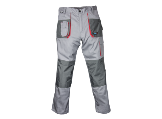 Spodnie ochronne DEDRA BH3SP- XL XL/56, szare, Comfort line 190g/m2