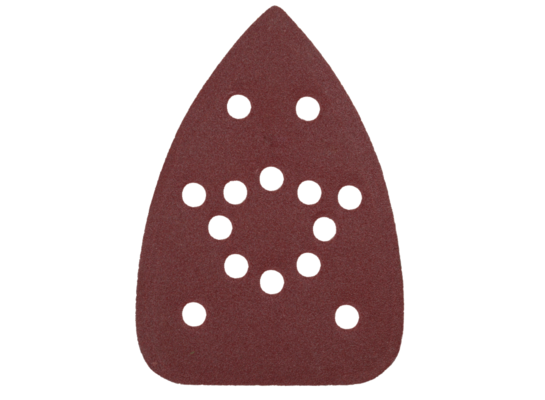 Papier ścierny do szlifierki delta, 140 x 140 x 93 mm, gr.150, 5 szt. do DED7062 DEDRA