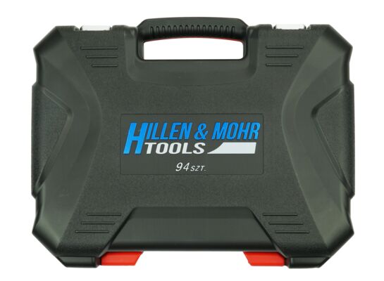Zestaw kluczy nasadowych Hillen&Mohr 17K094 CrV 94 szt. 18 x 1/2", 13 x 1/4"