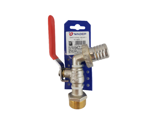 Zawór kulowy czerpalny do węża - 1" WADEP