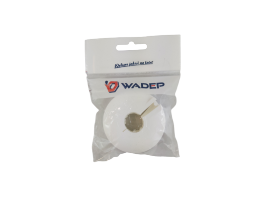 Rozeta maskująca plastikowa biała - Fi 18 (3 szt.) WADEP