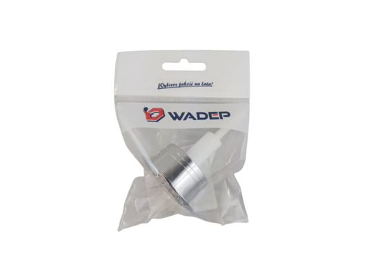 Przycisk do zaworu spustowego chromowany START-STOP WADEP