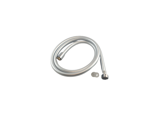 Wąż prysznicowy NEW LINE z tworzywa srebrny pół-mat -  150 cm WADEP