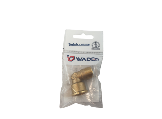 Kolanko mosiężne W-Z - 3/8" WADEP