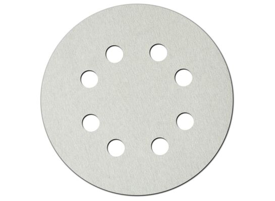 Tarczki ścierne z otworami do szlifierek do gipsu DEDRA DED7764w3 białe, 180 mm, gr.120, rzep, 5 szt