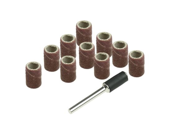 Taśma szlifierska 6.3 mm, k60, k120 DEDRA 08t600 zestaw 11 szt