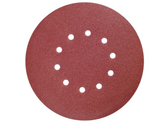 Tarczki ścierne z otworami do szlifierek do gipsu DED7749b3 225 mm, gr.120, 5 szt. DEDRA