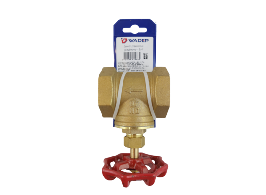 Zawór przelotowy grzybkowy - 6/4" WADEP