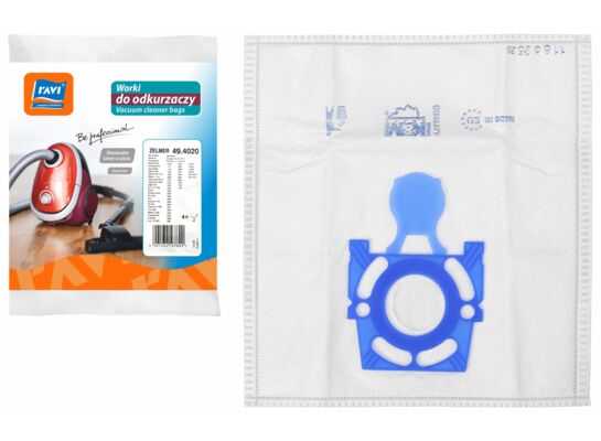 Worki do odkurzacza Zelmer włókninowe 49.4020 4 szt. niebieski
