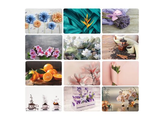 Mata korkowa dwuwarstwowa 28,5 x 38,5 cm mix