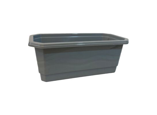 Skrzynka balkonowa  Terrasa 40 cm szara