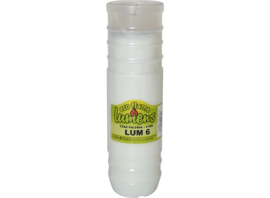 Wkład parafinowy LUM6 6 dni art. 4025 22 cm biały
