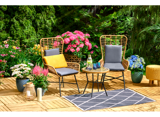 Zestaw Bali brązowo-szary