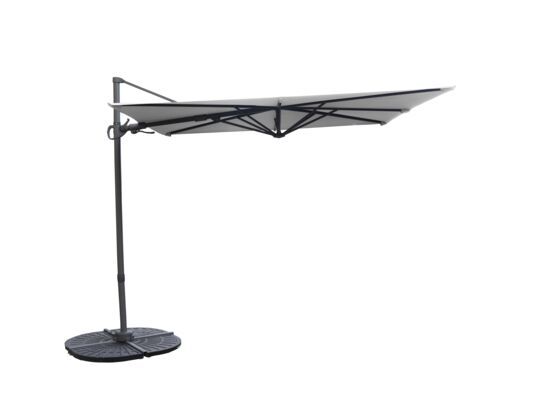 Parasol boczny 250 x 250 cm szary