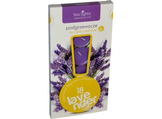 Podgrzewacz zapachowy lawenda 18 sztuk
