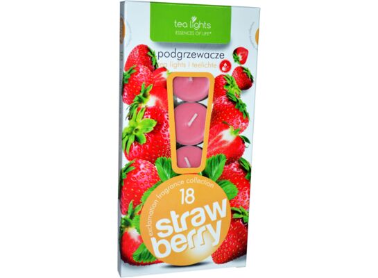 Podgrzewacz zapachowy truskawka 18 sztuk
