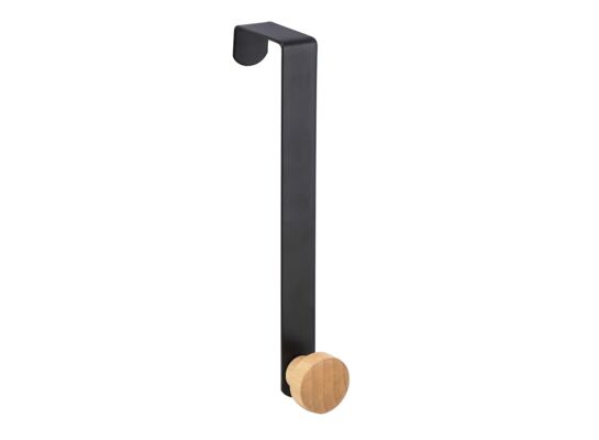 Wieszak na drzwi pojedynczy 3 x 2,5 x 20 cm czarny ALTOM