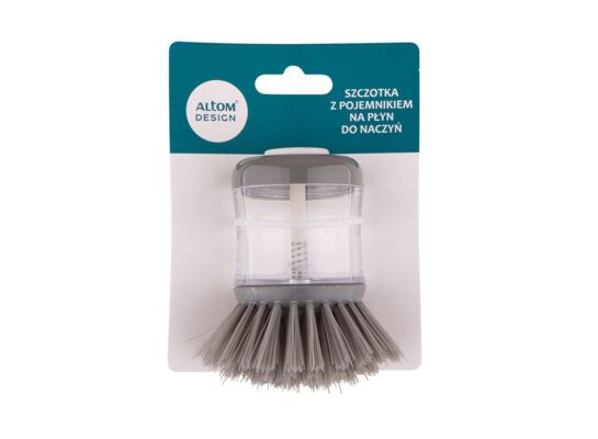 Szczotka z pojemnikiem na płyn do naczyń 7 x 7 x 9 cm ALTOM