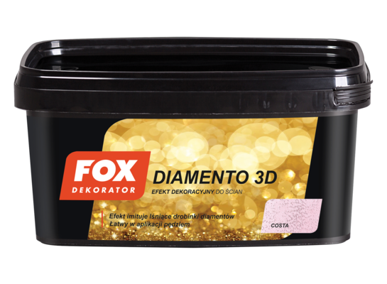 Farba dekoracyjny DIAMENTO 3D 0016 COSTA 1 l FOX