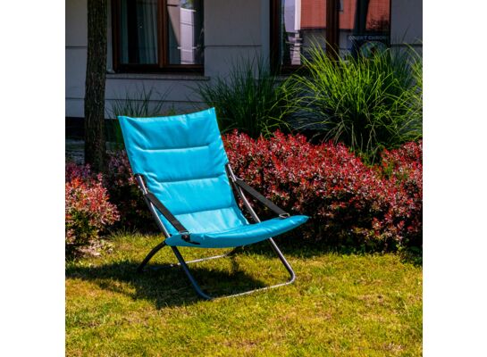 Leżak plażowy Verde niebieski