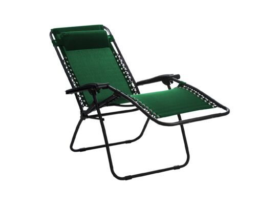 Leżak ogrodowy Delux zielony MIRPOL